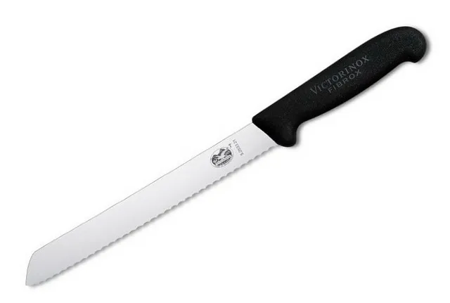 Victorinox Fibrox Pro faca de pão, 21 cm, preto