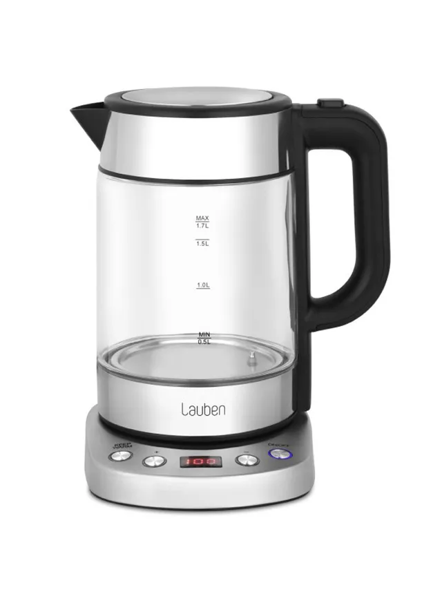 Szklany czajnik elektryczny Lauben Electric Kettle EK17GS z regulacją temperatury, 1,7 l