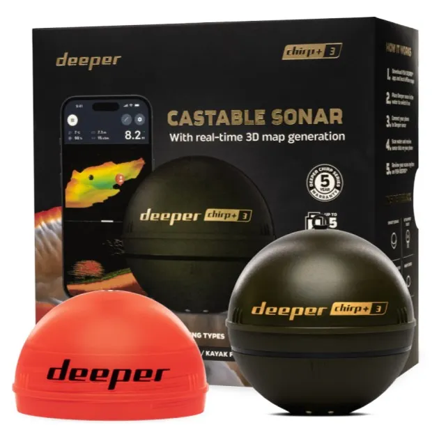 Deeper CHIRP+ 3 werpbare fishfinder