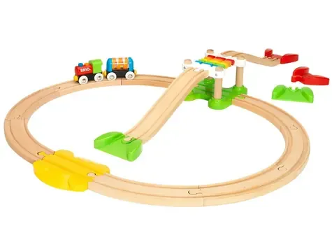 BRIO My First Railway Beginner Pack circuit de train en bois (33727)