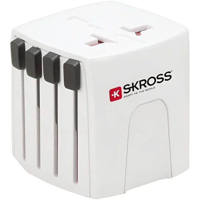 SKROSS adapter podróżny MUV Micro, dwubiegunowy, biały