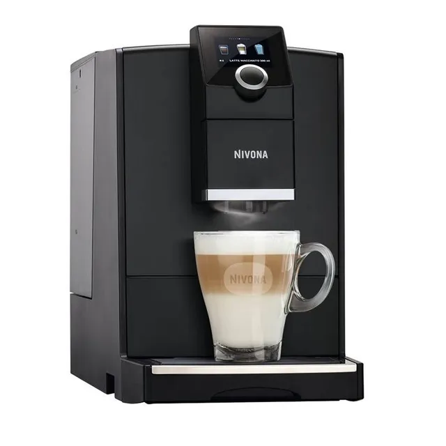 Machine à café à grains Nivona CafeRomatica NICR 790, noir/chrome