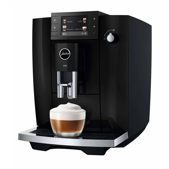 Expresso broyeur JURA E6 Piano Black (ED)
