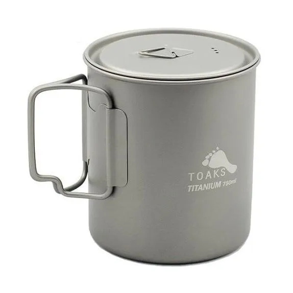 Tytanowy garnek TOAKS Titanium 750ml Pot z pokrywką