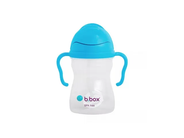 b.box Hrneček s brčkem 240 ml borůvka
