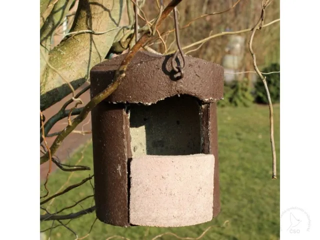 Nichoir semi-ouvert Schwegler 2H, marron