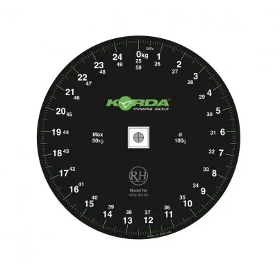 Korda Dial Scale Dual Rev 50 kg / 100 g, wijzerweegschaal