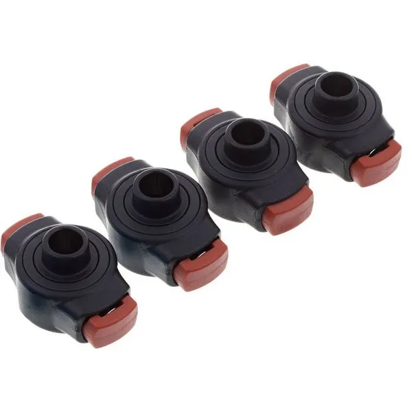 Tama QC8B4 Quick-Set Cymbal Mate, écrous à serrage rapide pour cymbales, lot de 4