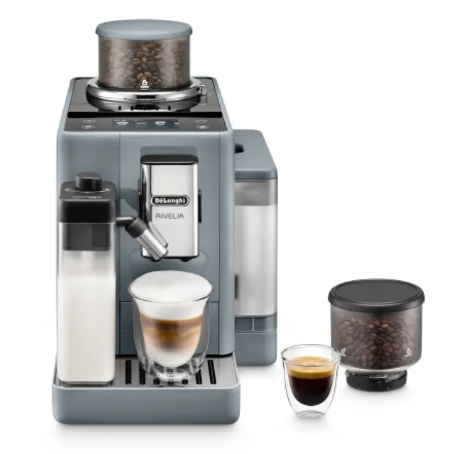 Expresso broyeur De'Longhi Rivelia EXAM440.55.G, gris
